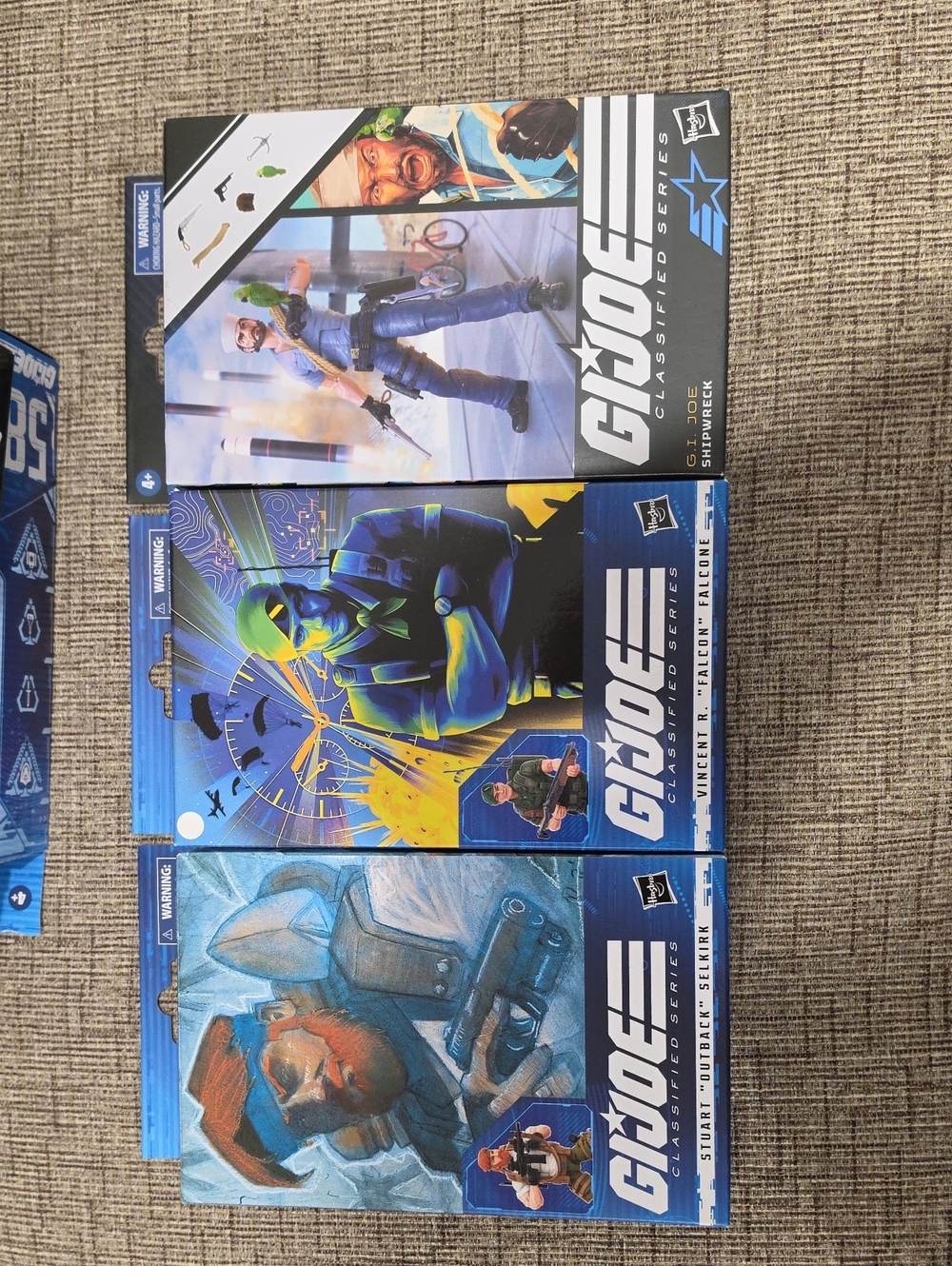 Hasbro G.I. Joe Classified Series Action Figures - Blue Packaging